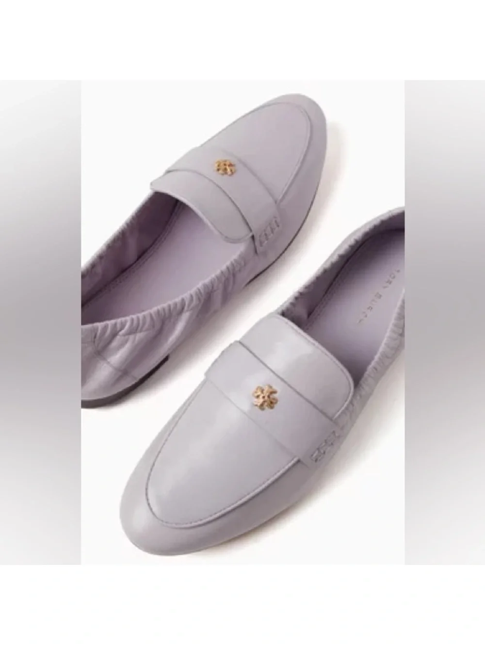 Tory Burch Ballet Leather Loafer in Lavender, NEW, Size 8